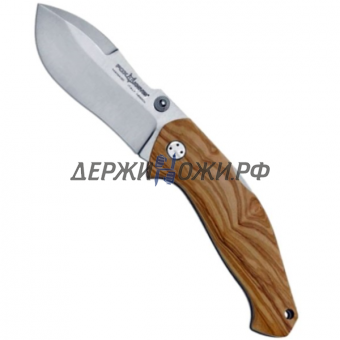 Нож Mojo Folding Hunter Olive Wood Fox складной  FX/FX-306 OL